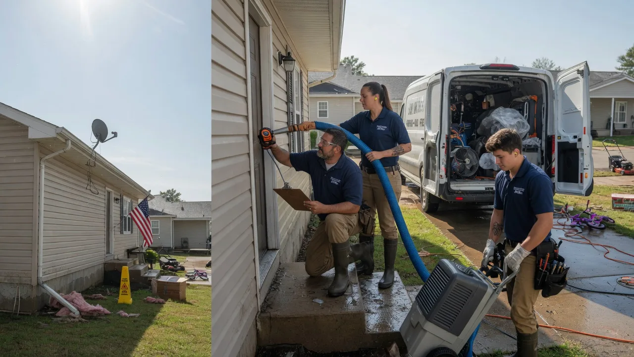 Ceiling Water Damage Restoration in Poolville, TX near me